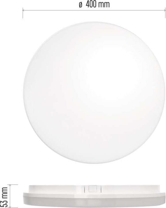 Actual product image Emos LED ceiling light TORI, round, white 36W neutral white, IP54 (3800 lm)