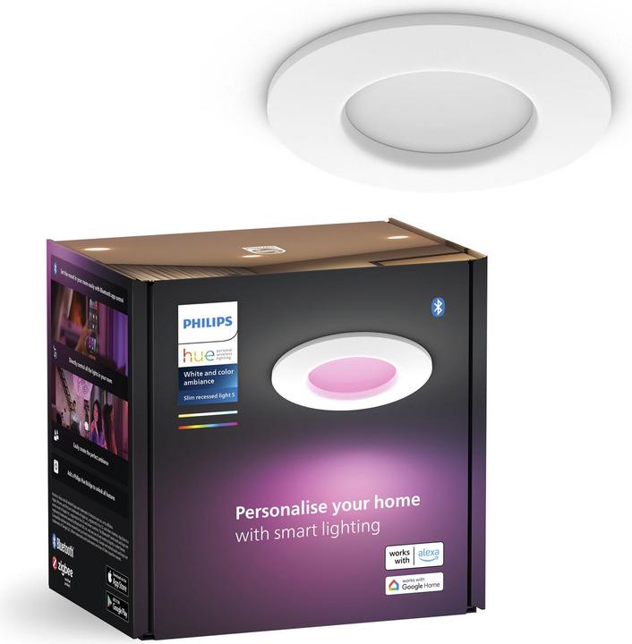 Actual product image Philips Hue White & Color Ambiance Slim Recessed (700 lm)