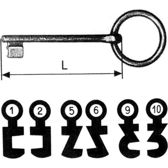 Webi, Gartenzaun, Schlüssel Schliessung 1/130 mm