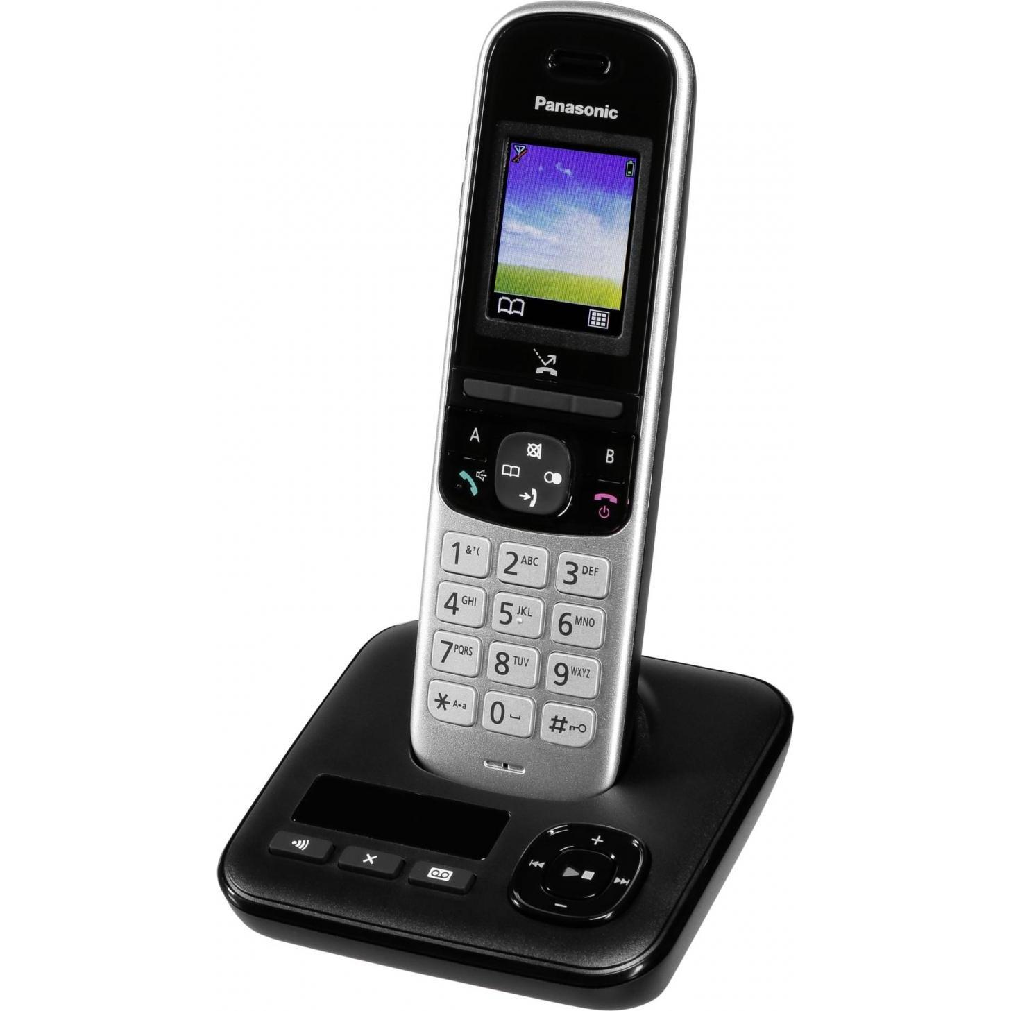 Panasonic KX-TGH720GS, Telefon, Schwarz