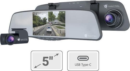Immagine prodotto Navitel Specchietto retrovisore intelligente MR255NV dotato di DVR (Display integrato, FHD+)