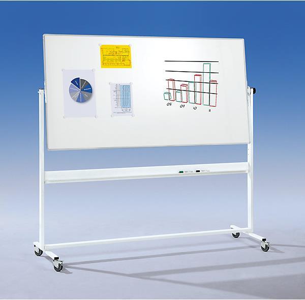 Image du produit eurokraft pro Tableau tournant sur pied, double face (190 x 194 cm)