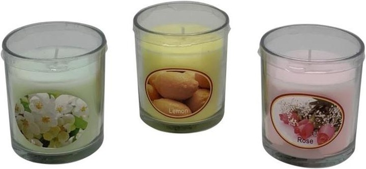 Actual product image GuGus Set of 3 scented candles in glass (6 pcs.)