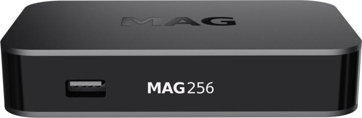 infomir MAG 256 IPTV SET TOP BOX Multimedia Player Internet TV IP, HEVC/H.265 (IPTV (ready))