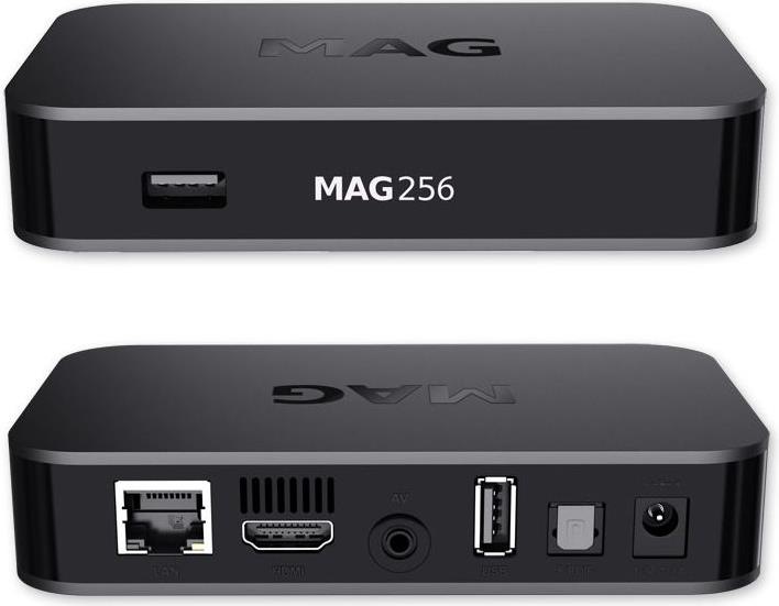 Image du produit infomir MAG 256 IPTV SET TOP BOX Lecteur multimédia Internet TV IP, HEVC/H.265 (IPTV (ready))