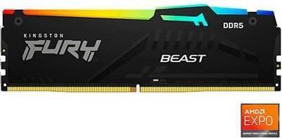 Produktbild Kingston FURY Beast RGB (1 x 32GB, 5600 MHz, DDR5-RAM, DIMM)