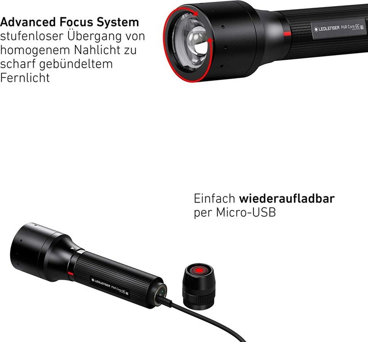 Actual product image Ledlenser P6R Core QC (15.70 cm, 270 lm)