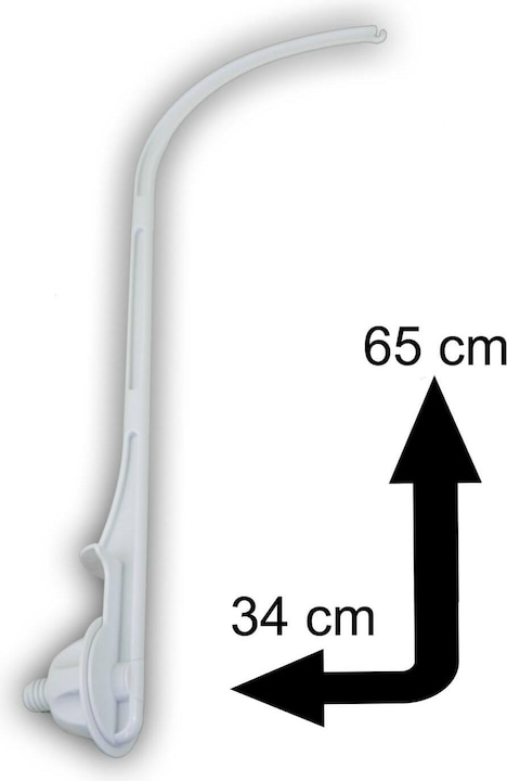 Actual product image Niermann Stand By Niermann mobile holder for screwing white