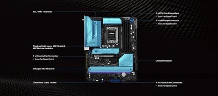 Productafbeelding AsRock B860 LiveMixer WiFi DDR5 Intel S kleinhandel (LGA 1851, Intel B860, ATX)