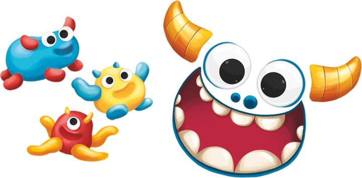 Actual product image Tetesept Children Monster Bathing Clay (333 ml, Bubble bath)