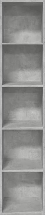 Immagine prodotto vidaXL Bücherregal Standregal Büroregal Aktenregal Aufbewahrungsregal Betongrau (40 x 30 x 189 cm)