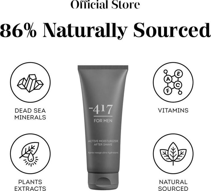 Actual product image Konjac Sponge Minus 417 For Men Active Moisturiser After Shave 100ml (Aftershave balm, 100 ml)