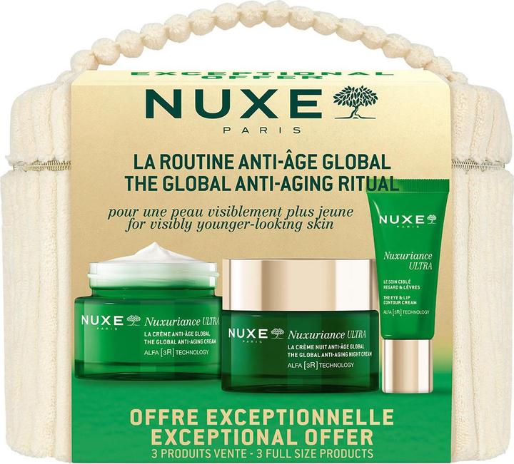 Nuxe La Routine Anti-Âge Global Coffret 3 pièces Nuxuriance Ultra (Kit de soins du visage)