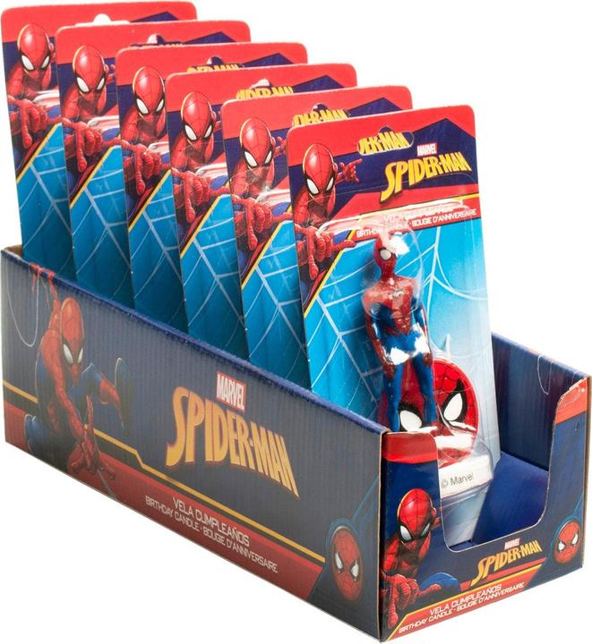 Actual product image Dekora 3D candle Spiiderman (9cm) (1 pcs.)