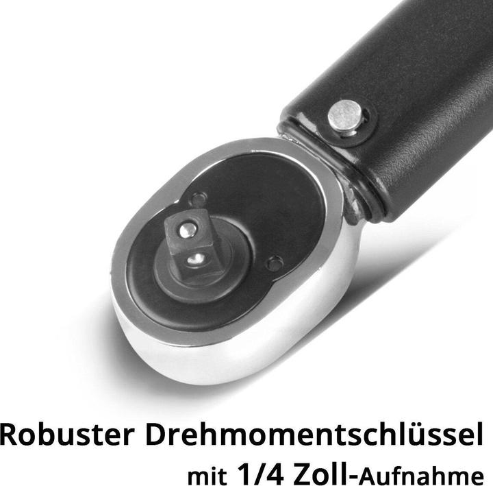 Actual product image Stahlwerk Torque spanner TW-25 ST 5-25 Nm 1/4" inch reversible ratchet (1/4", 5 Nm, 25 Nm)