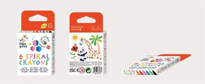 Produktbild Magni Spiral-Wachsmalkreiden 6 Farben (6x)