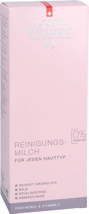 Actual product image Louis Widmer Cleansing milk unscented (Cleansing lotion, 200 ml)