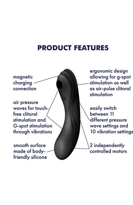 Produktbild Satisfyer Insertable Air Pulse Vibrator - Curvy Trinity 4