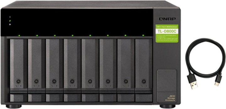 Actual product image QNAP TL-D800C Expansion Unit
