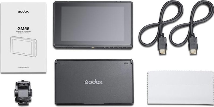 Image du produit Godox Moniteur à écran tactile 5,5 HDMI sur caméra 4K (5.50", Full HD)