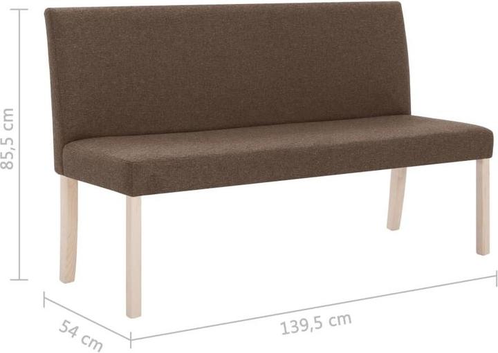 Image du produit vidaXL Bank (139.50 cm)