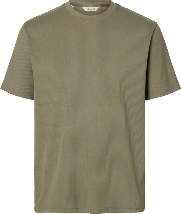 Produktbild Selected Geripptes Baumwoll T-Shirt (M)