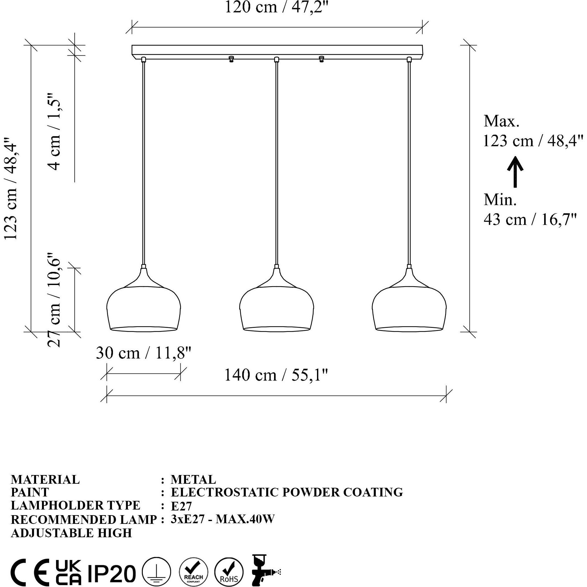 Thumbnail - Opviq, Pendelleuchte, Zen (E27)