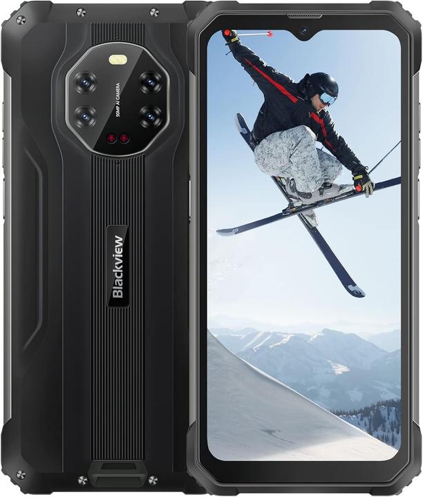 Produktbild Blackview BV8800 (Dual Sim - 6.58"-Display - 128 GB, 8 GB RAM) Schwarz (128 GB, Schwarz, 6.58", Dual SIM)