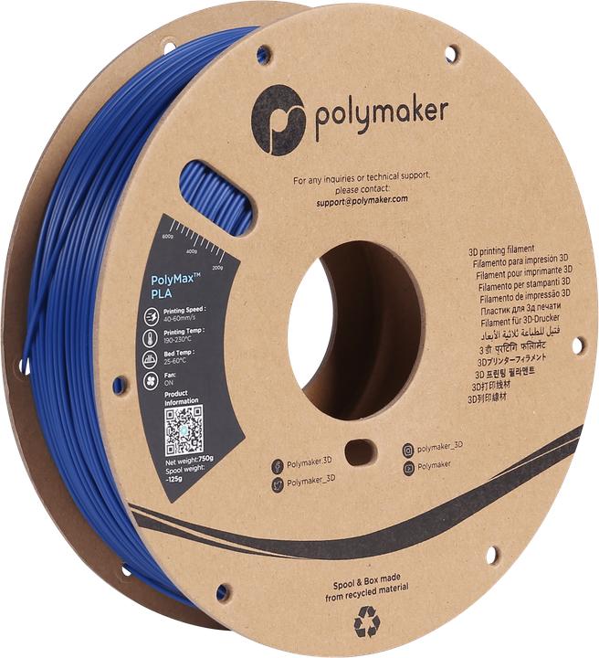 Produktbild Polymaker PA06005 PolyMAX Tough Filament hohe Steifigkeit, hohe Zugfestigkeit (PLA, 1.75 mm, 750 g)