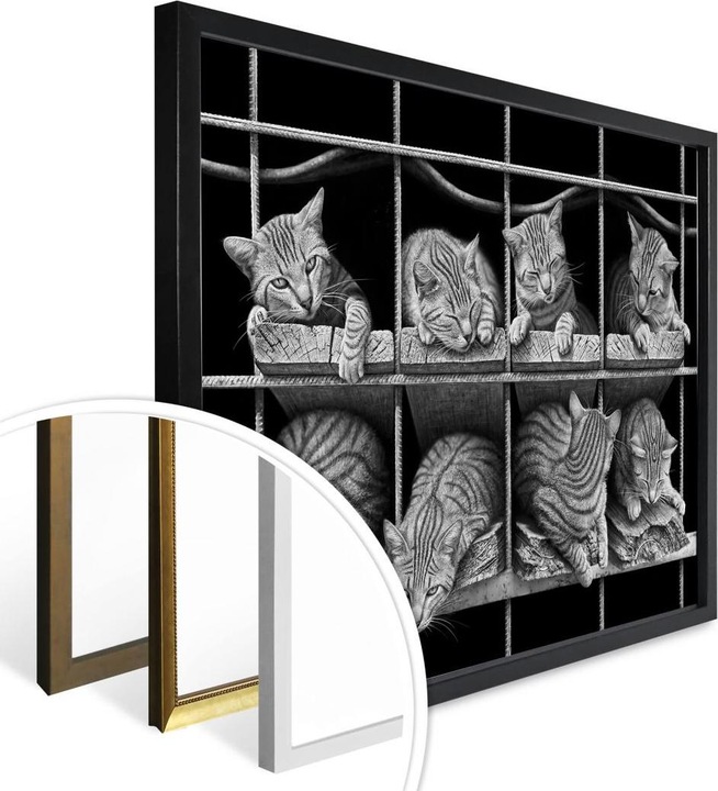 Produktbild Trenddeko Heine - Die Katze (150 x 120 cm)