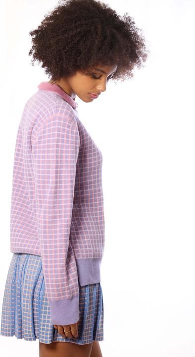 Produktbild Bellemere Pullover Merino Tweed Pullover With Pearl Polo Collar (M)