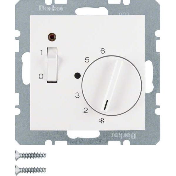 Berker Raumtemperaturregler, Thermostat, Weiss