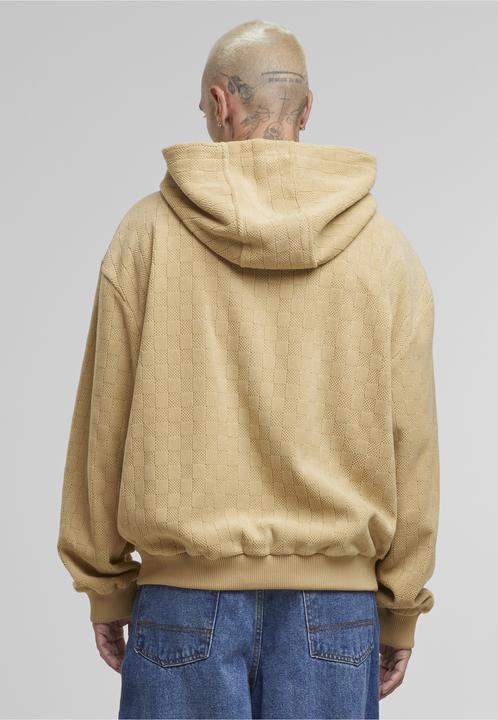 Produktbild Urban Classics Jaquard Velvet Zip-Hoody - 175201 (M)