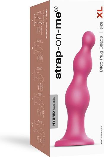 Produktbild Strap-on-me Dildo Plug Beads Metallic (XL)