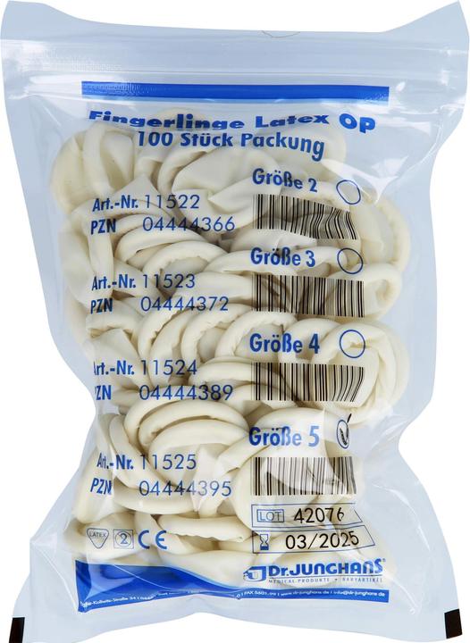 Actual product image Dr. Junghans Finger cots (5)