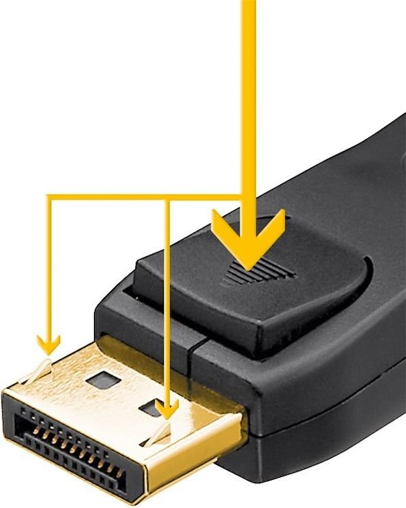 Produktbild Goobay DisplayPort-Kabel 2.1, 80 Gbit/s (3 m, DisplayPort)