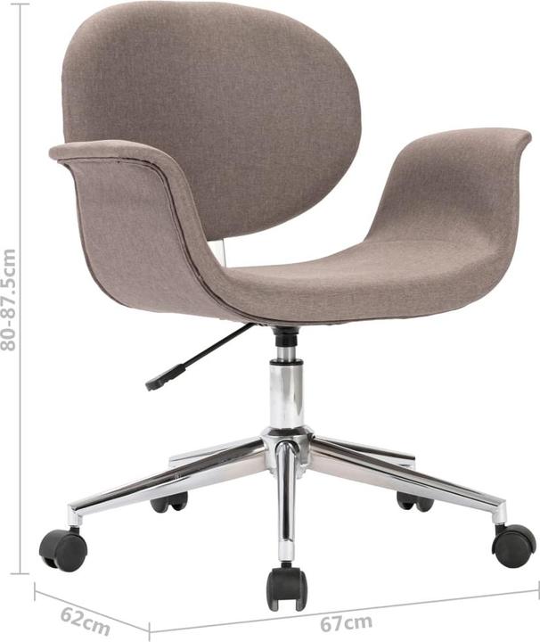 Produktbild vidaXL Bürostuhl (42 - 49.50 cm)