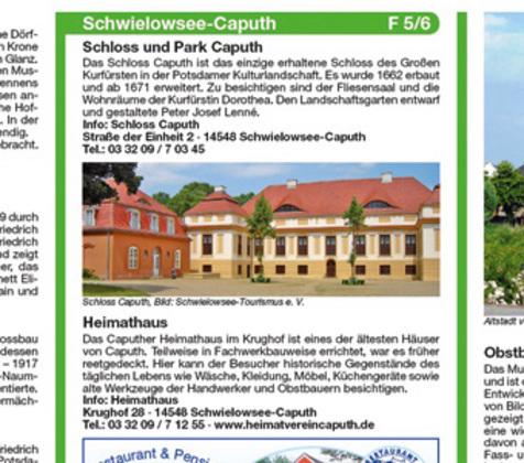 Actual product image PUBLICPRESS Cycling Map Havelland - Potsda