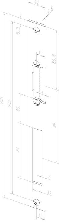 Actual product image effeff EFF 118E---43435A71 118 E FAFIX HZ 434 EST 10-24 V GS/WS+eE (Object door, Indoor)