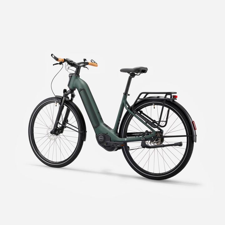 Actual product image Rockrider E-bike trekking bike 28 inch E-ACTV 900 automatic transmission low entry - green