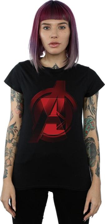 Produktbild Black Widow Film Avengers Logo Baumwolle TShirt (L)