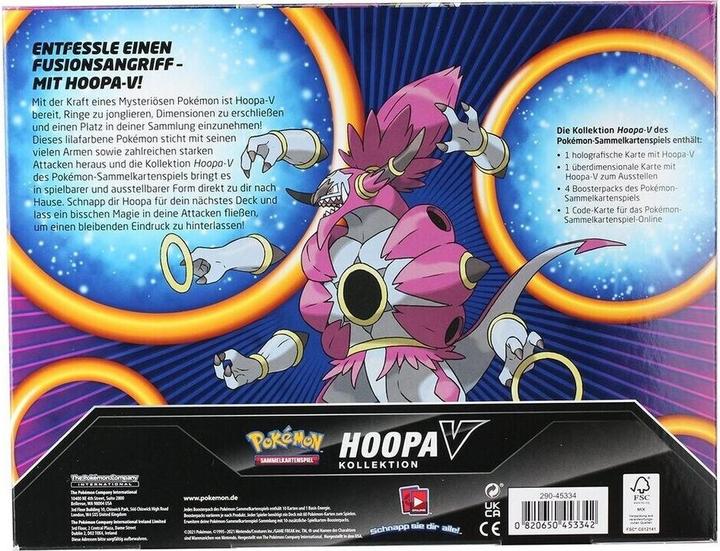 Image du produit Pokémon Hoopa V Kollektion (Allemand, Pack de boosters)