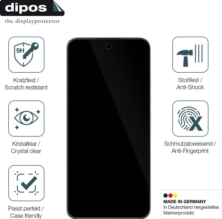 Actual product image Dipos Anti-Shock Screen Protector Clear (1 Piece, Tcl 30 5g)