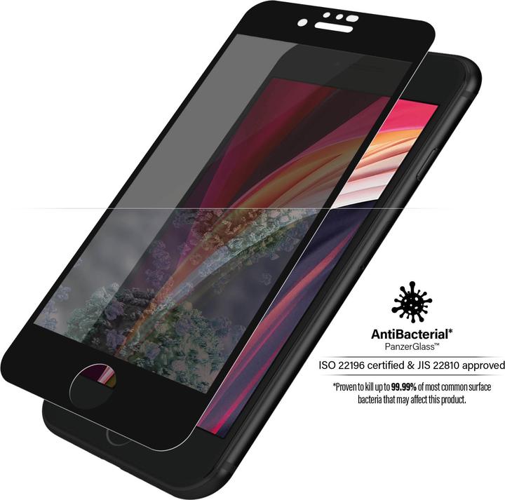 Actual product image PanzerGlass Case Friendly Privacy (1 Piece, Apple iPhone 6, Apple iPhone 6s, Apple iPhone 7, Apple iPhone 8, Apple iPhone SE (2nd Gen), Apple iPhone SE (3rd Gen))