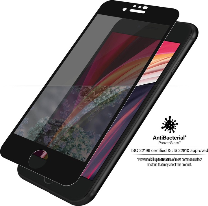 Produktbild PanzerGlass Case Friendly Privacy (1 Stück, Apple iPhone 6, Apple iPhone 6s, Apple iPhone 7, Apple iPhone 8, Apple iPhone SE (2nd Gen), Apple iPhone SE (3rd Gen))