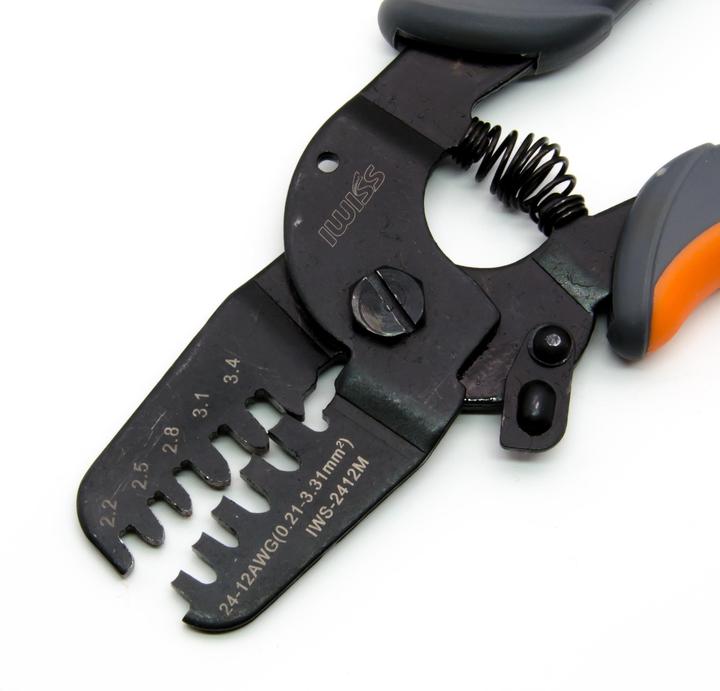 Image du produit Iwiss Pince à sertir 2412M 0.2-3.3mm².