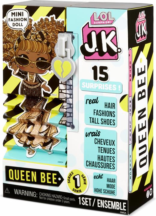 Actual product image MGA LOL JK Mini Fashion Doll QUEEN BEE