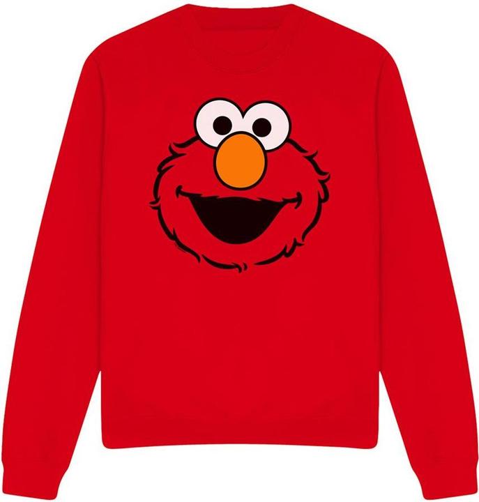 Image du produit - Sweat motif Elmo FULL FACE - Adulte (S)