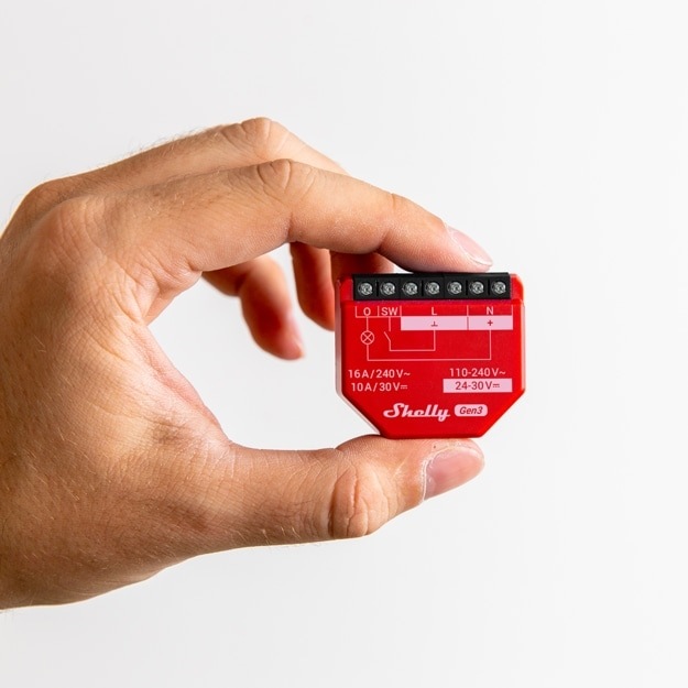 Actual product image Shelly 1PM Gen3 x4 (Switch actuator)