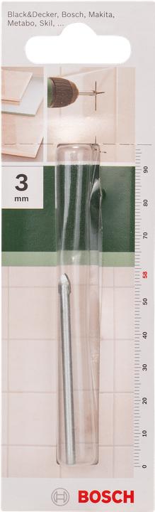 Actual product image Bosch Professional Zubehör Glass and tile drill 3 mm A (3 mm)
